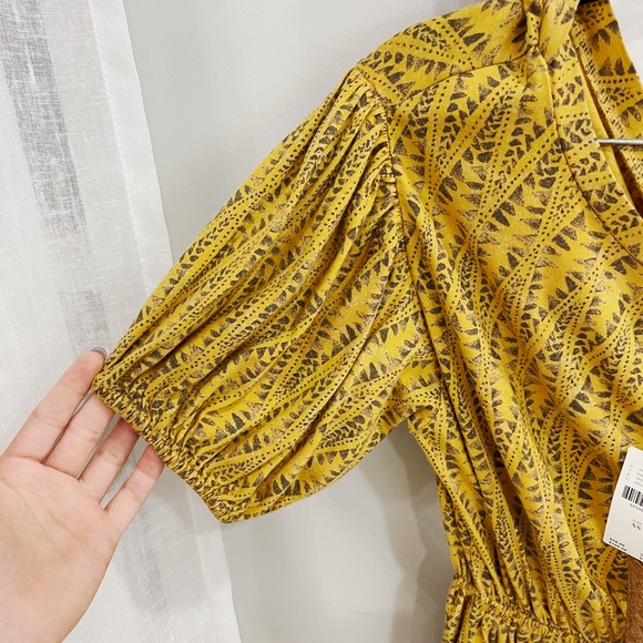 NWT Anthropologie Daily Practice Yellow Dress - Picture 6 of 7